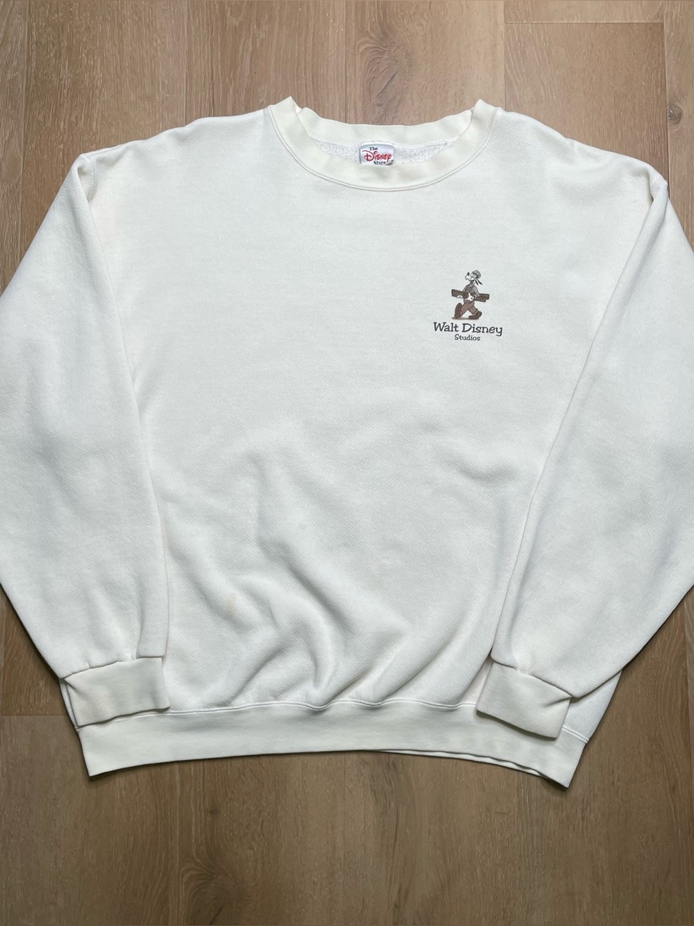 Vintage Mickey Crewneck Long Sleeve Sweater 90s The Disney Store - Picture 1 of 9